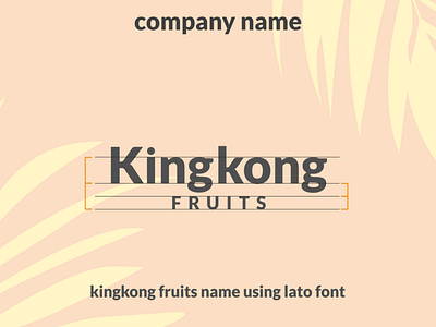 kingkong fruits animal animation brand branding combination design dualmeaning gorilla graphic design graphicdesigns illustration kingkong letter logo logodesign modern motion graphics simple symbol vector