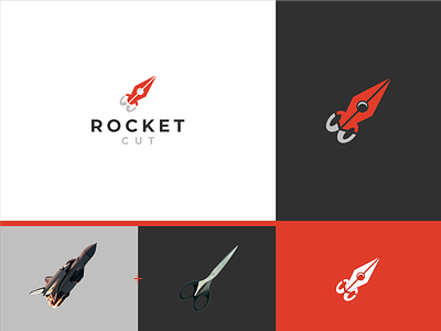 Rocket Cut 3d animation brand branding combination cut design dual meaning graphic design graphicdesigns illustration logo logodesign motion graphics rocket scissor space symbol ux vector