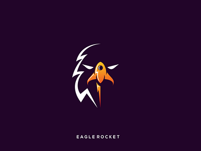 Eagle rocket design eagle logo logoispiration rendycemix rocket