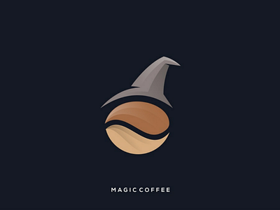 Magic Coffee coffee combination design inspiration logo logoinspiration rendycemix witch