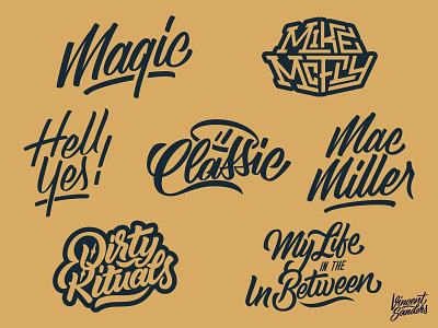 September Lettering + Logotypes collection