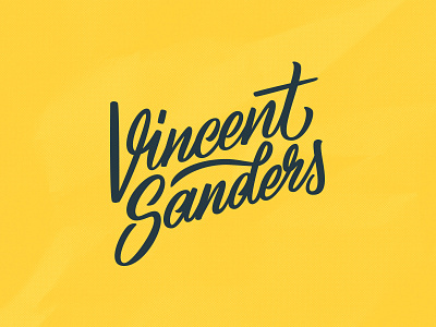 Vincent Sanders branding handlettering lettering logo logotype typography vector