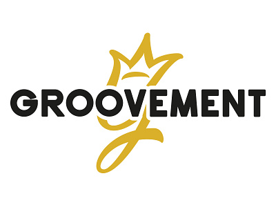 Groovement branding commission design graphic design handlettering lettering logo logotype typography vector