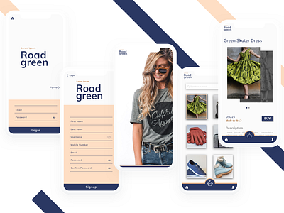 Shopping App concept app ecommerce native design ui ux