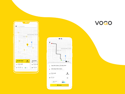 Recreated - Vogo Mobile App app branding color theme design icon logo mobile styles typography ui ux vector