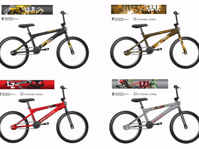 BMX Bike Bar Design graphic desgin