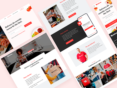 Deliway Delivery de Comida design site ui uidesign uidesigner uiux uiuxdesign ux uxdesigner website