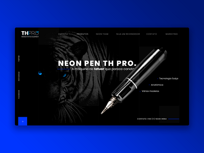 Neon Pen Th Pro | UI/UX Website