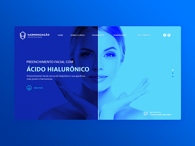 Harmonizacao Odontologia | UI/UX Website odonto odontologia odontology site uidesign uidesigner uiuix uxdesign uxdesigner website