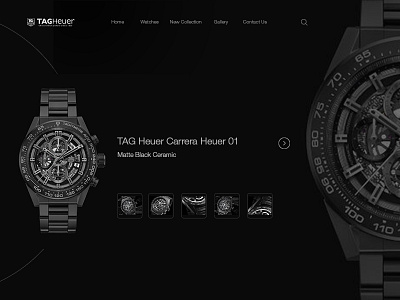 Design Tag Heuer Carrera Heue Practise 1 New dashbaord design web