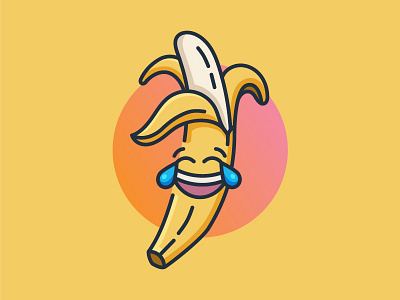😂Banana emoji food illustration