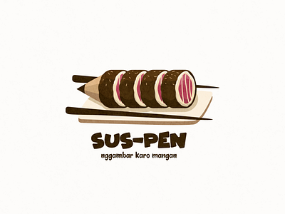 suspen sushi store animation app branding design flat food icon illustration logo store sushi ui vector