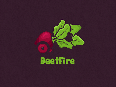 beetfire logo combination animation app beet boom branding design fire flat icon illustration logo ui vector