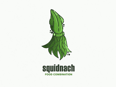 squid and spinach logo combination animation app branding design flat icon illustration logo ui vector