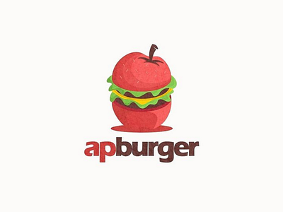 upburger logo combination animation app apple branding burger design flat icon illustration illustrator logo vector