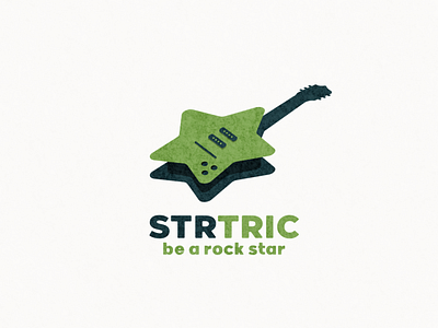 startric logo combination animation app branding design electric flat icon illustration logo star ui vector