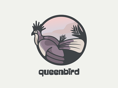 queen bird animation bird branding design flat illustration logo typography ui ux vector