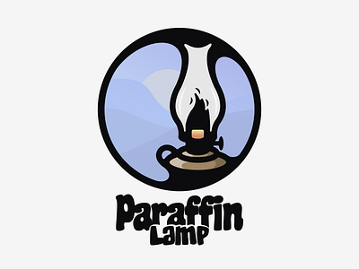 paraffin animation art branding design flat illustration lamp logo paraffin typography ui ux vector