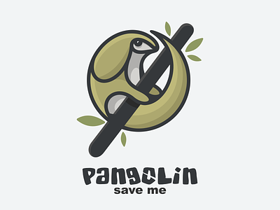 pangolin animals animation branding design flat illustration logo typography ui ux vector