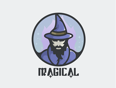 magical animation branding design flat illustration logo typography ui ux vector