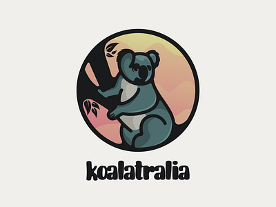 koala animation branding design flat illustration logo typography ui ux vector