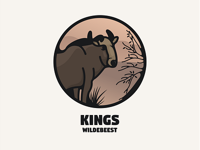 wildebeest animation branding design flat illustration logo typography ui ux vector