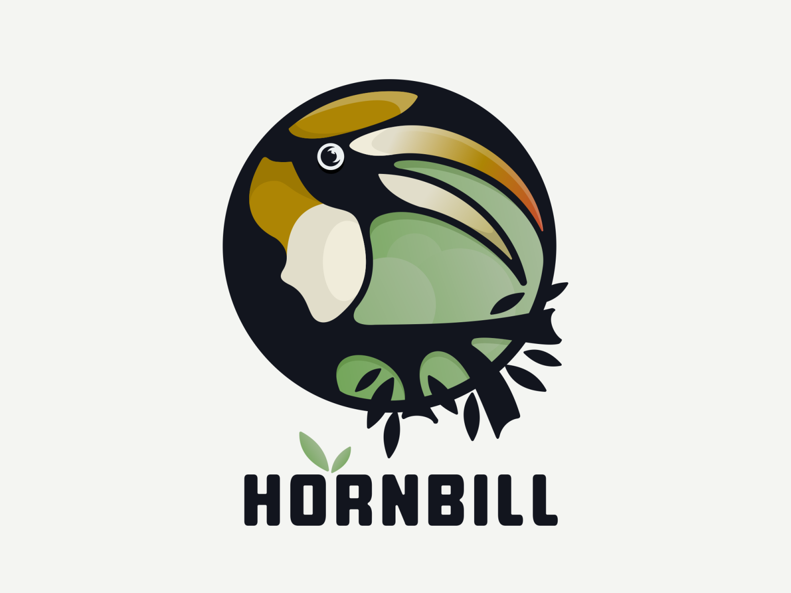 Hornbill Bird Logo