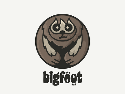 bigfoot animation bigfoot branding design flat illustration logo snow typography ui ux vector