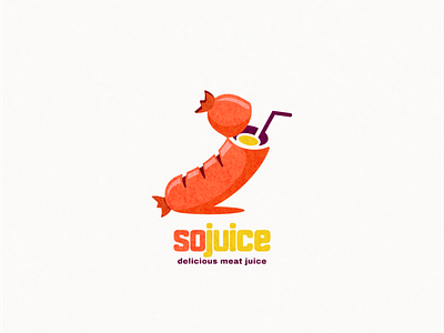 sojuice animation branding design flat fruits illustration juice logo sausage typography ui ux vector