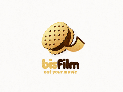 Biscuit and film logo combination