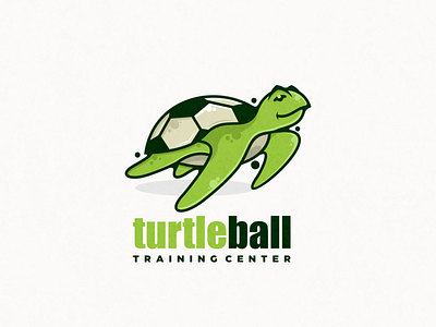 turtleball animals animation ball branding design flat illustration logo sport typography ui ux vector