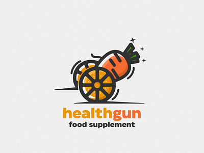 Orange and carrot logo combination

Healthgun