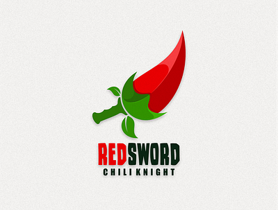 Chili and sword logo combination animation branding design flat illustration logo typography ui ux vector