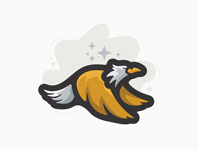 Eagle animal animation app brand branding character clean design flat icon identity illustration illustrator lineart logo minimal type ui ux vector