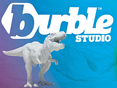 Burble Studio debut designer hire me logo