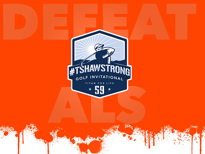 #TShawStrong Logo Treatment charity graphic design logo design