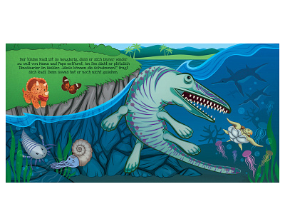 Illustration 02 childrens book vector illustration