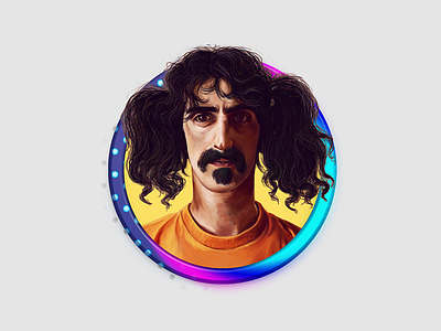 Zappa digital painting illustration portrait