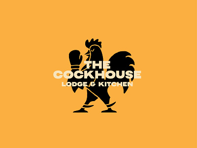 Cockhouse 01 branding chicken design identity illustration lettering logo logos rooster typography