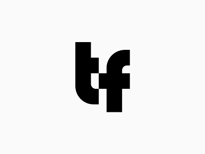 Tf Logo Dribbble brand logo personal logo tf