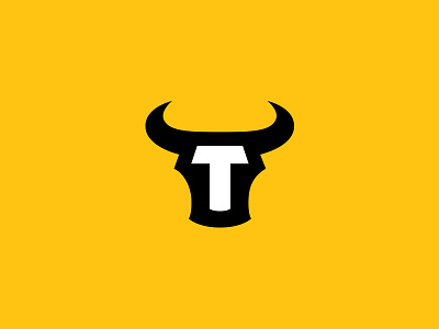 T+Bull branding bull logo t