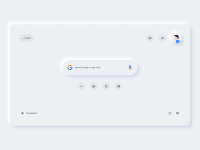 Google Search Page Redesign Concept 2.0 brand branding concept concept design dribble google google search icons ligt minimal neumorphic neumorphism outline outline icons page redesign ui ui design ux ux design