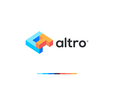 altro - Logo Design brand design brand identity branding buy concept concept design dribbble flat icon items lettermark logo logomark market marketplace modern online products sell vector