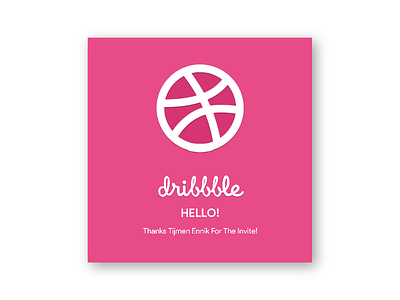 Shot 01 dribbble first hello shot