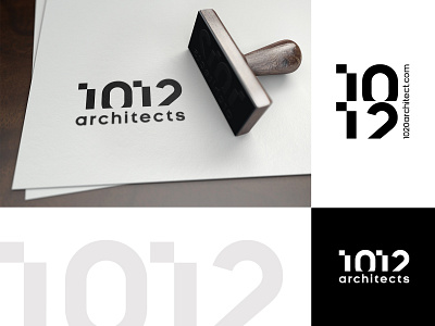 1012 Architects architects brand branding design dribbble icon illustration logo logo design minimalistic typography vector