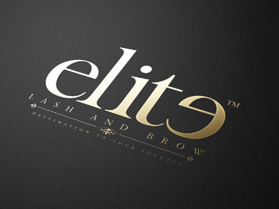 Elite academy branding fashion golden logo luxury luxurylogo