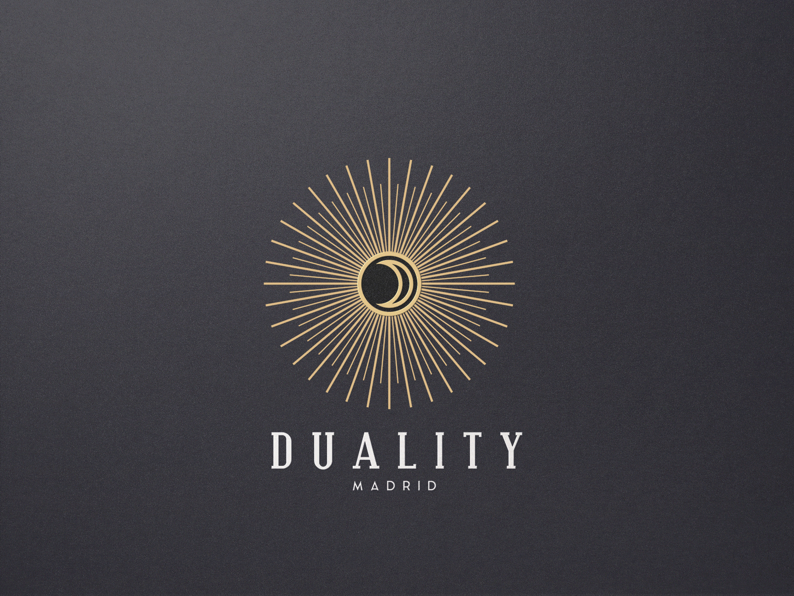 Duality Logo Design branding concept branding design elegant esoteric feminine golden identity logo design logo design branding luxury magic minimalistic moon mystic outline sacred space sun universe vintage