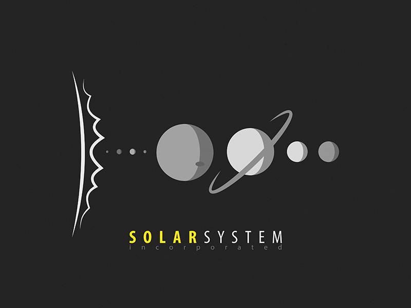Solar System Logo by Michael Rayback🇺🇦 on Dribbble