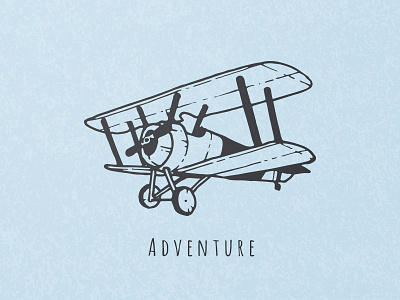 Hand Drawn Plane adventure hand hand drawn illustration plane travel traveling