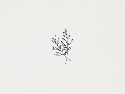 Two Branches branch clipart design feminine floral hand drawn handdrawn illustration leaf logo minimalism minimalistic nature tattoo